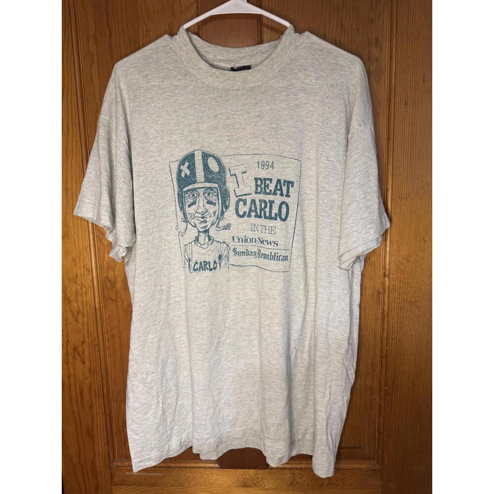 1994 I Beat Carlo Vintage Graphic T-Shirt XL
